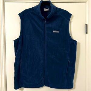 Men’s Columbia fleece vest XL